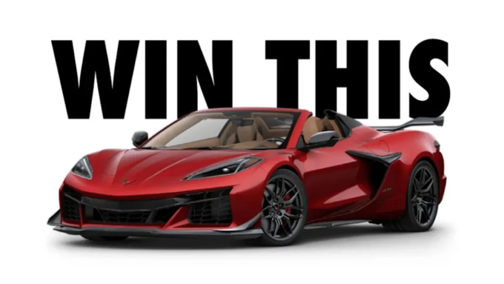 Final Days to Enter: Win a 2025 Corvette Z06 Convertible and $20K in Cash